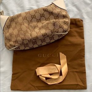 Authentic Gucci mini fabric bag